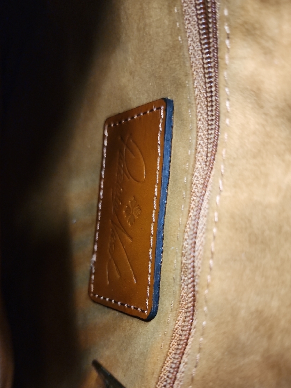 Patricia Nash Embossed Leather Crossbody With Dust Bag- Crossbody New With Tag - Picture 10 of 12